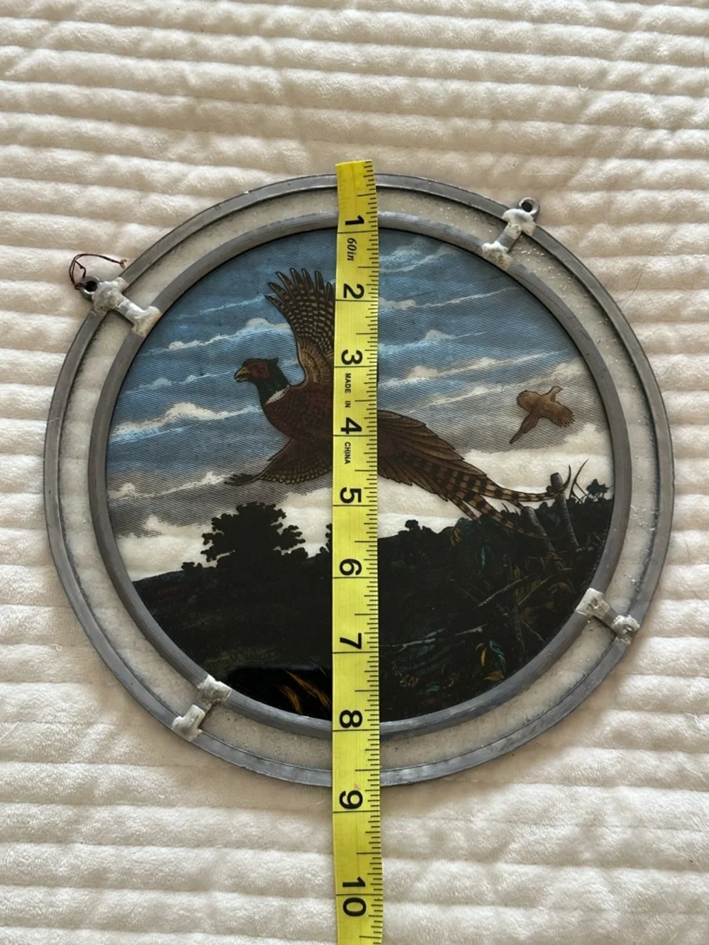 Vintage Sun Catcher Pheasant Bird